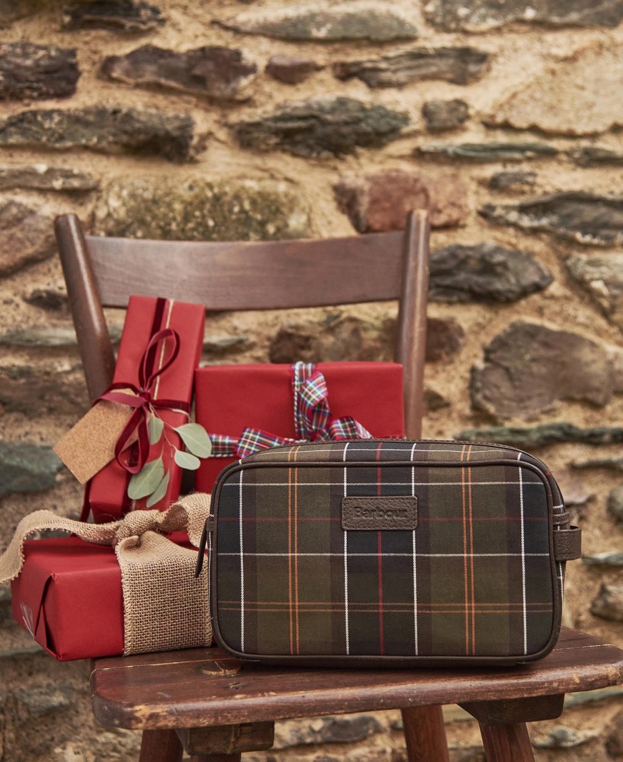 waszak van tartan en leer
