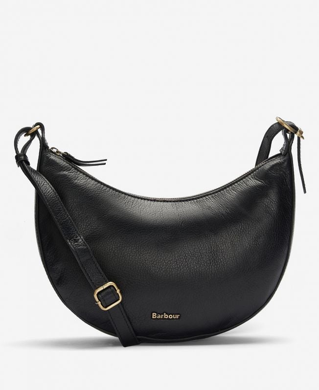laire crescent leren tas