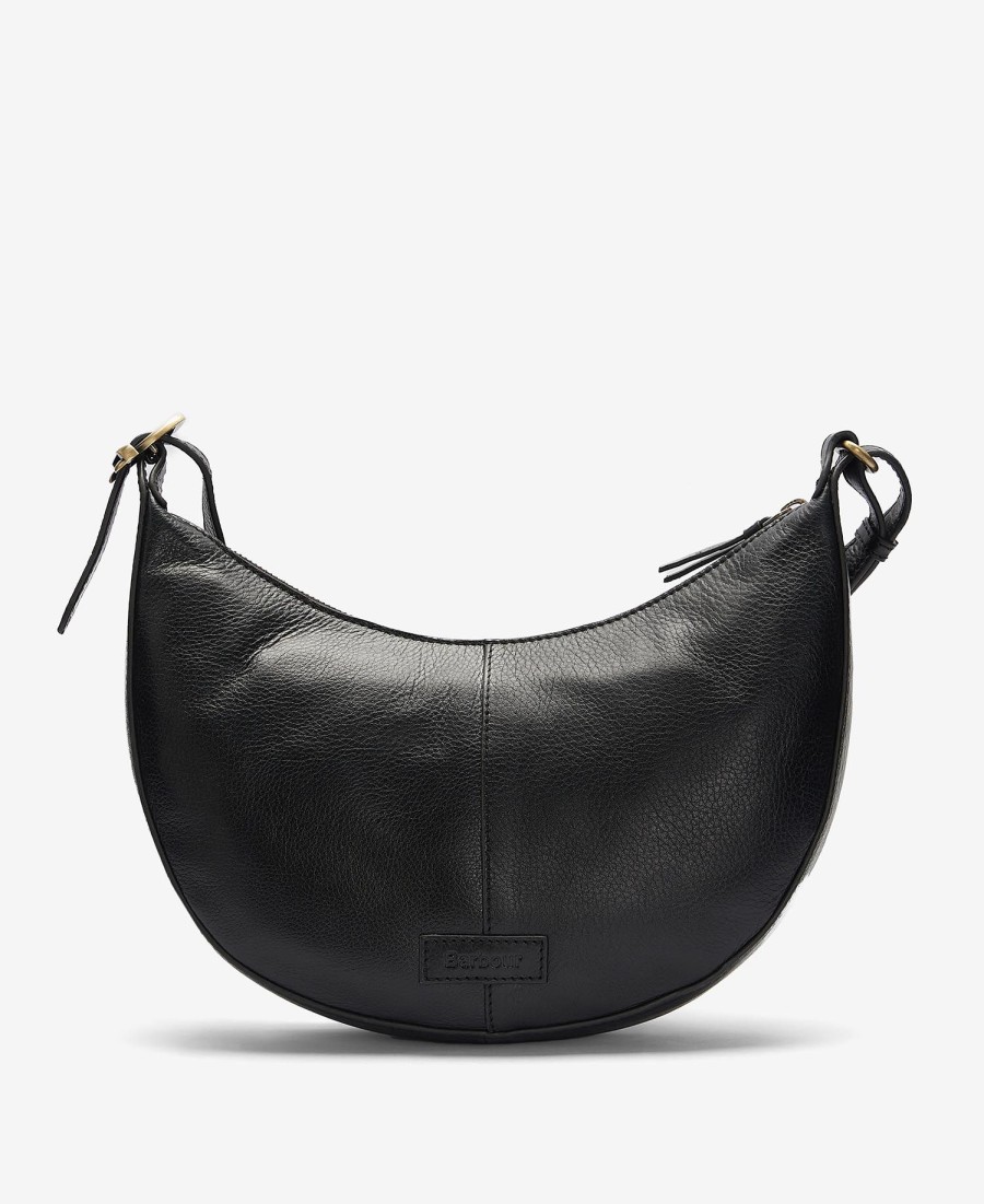 laire crescent leren tas
