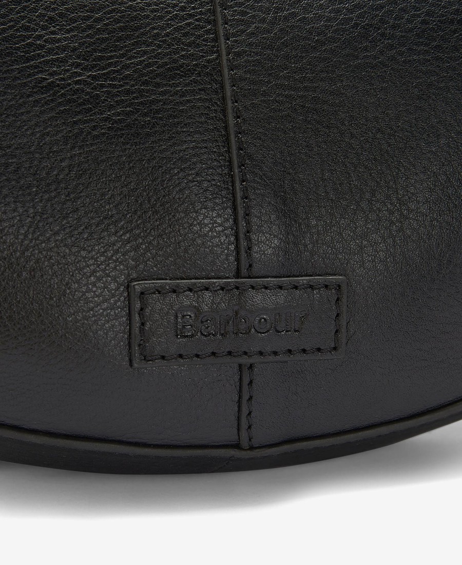 laire crescent leren tas