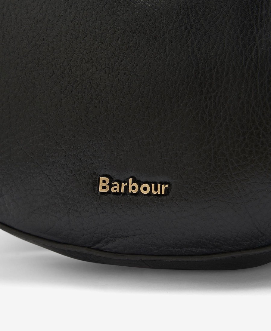 laire crescent leren tas