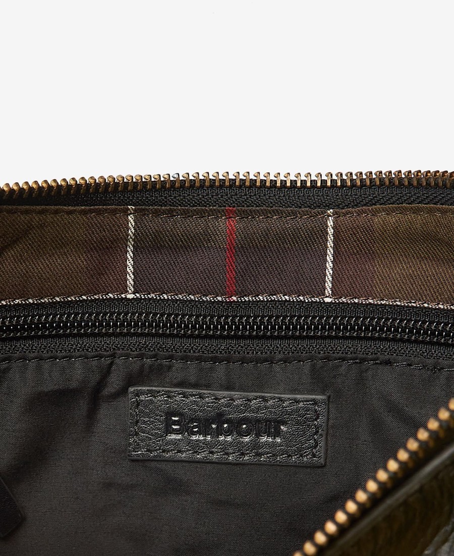 laire crescent leren tas