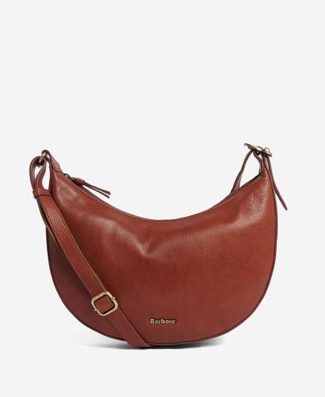 laire crescent leren tas