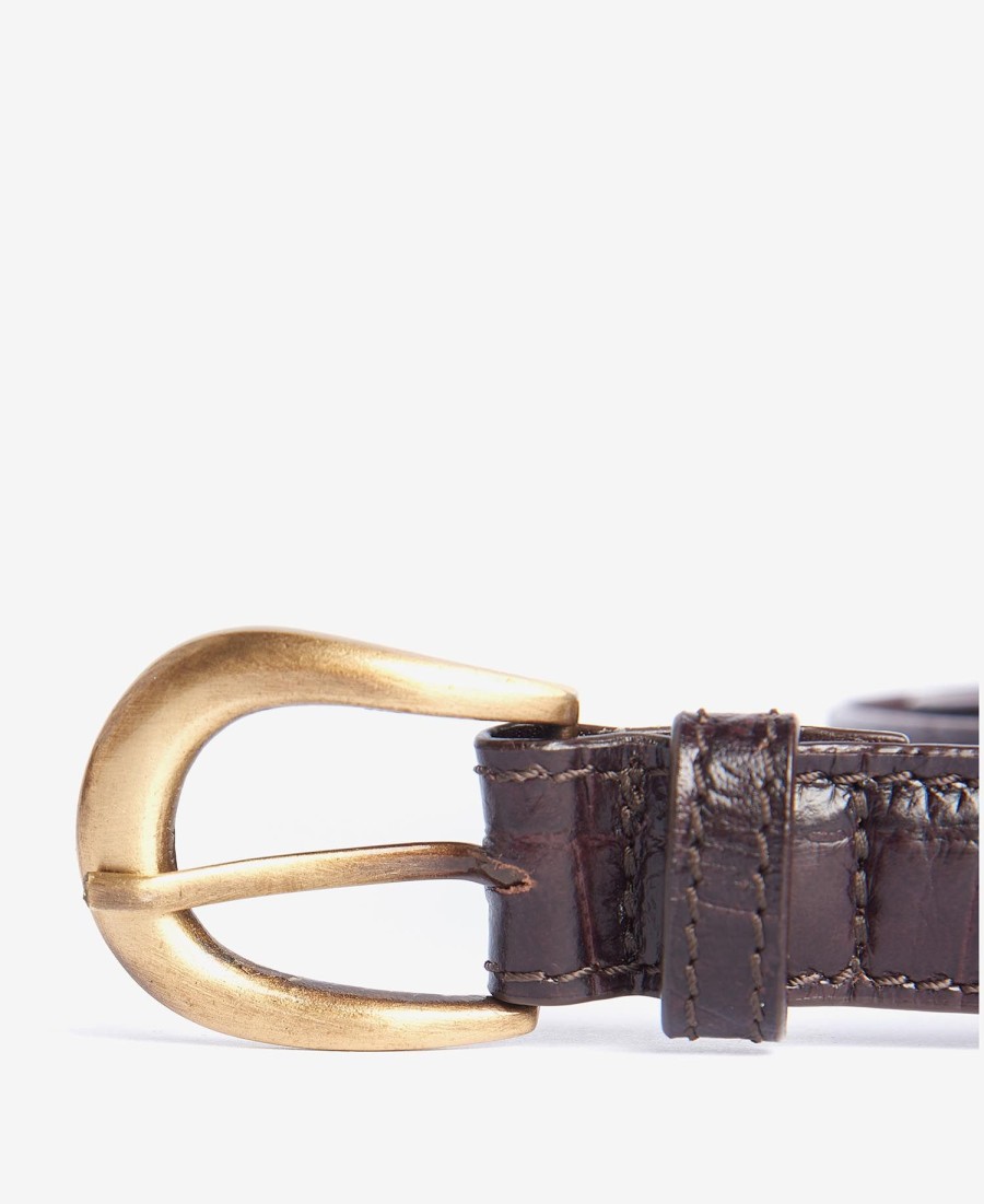 imitatie krokodillenleren riem