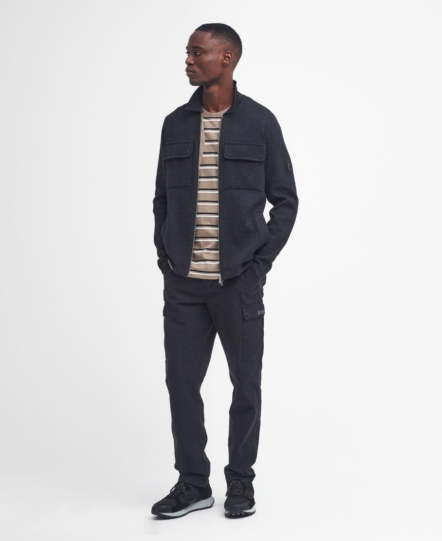 burley zip cardigan