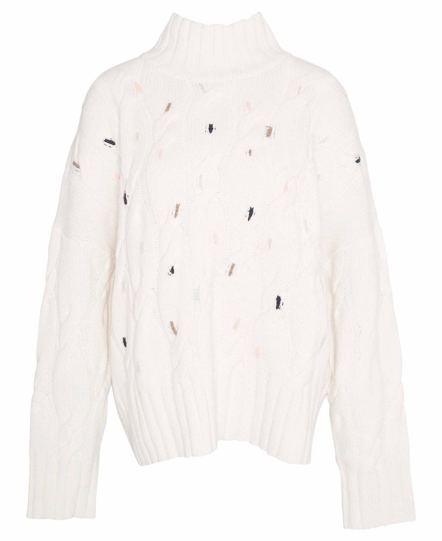fleur kabelgebreid vest