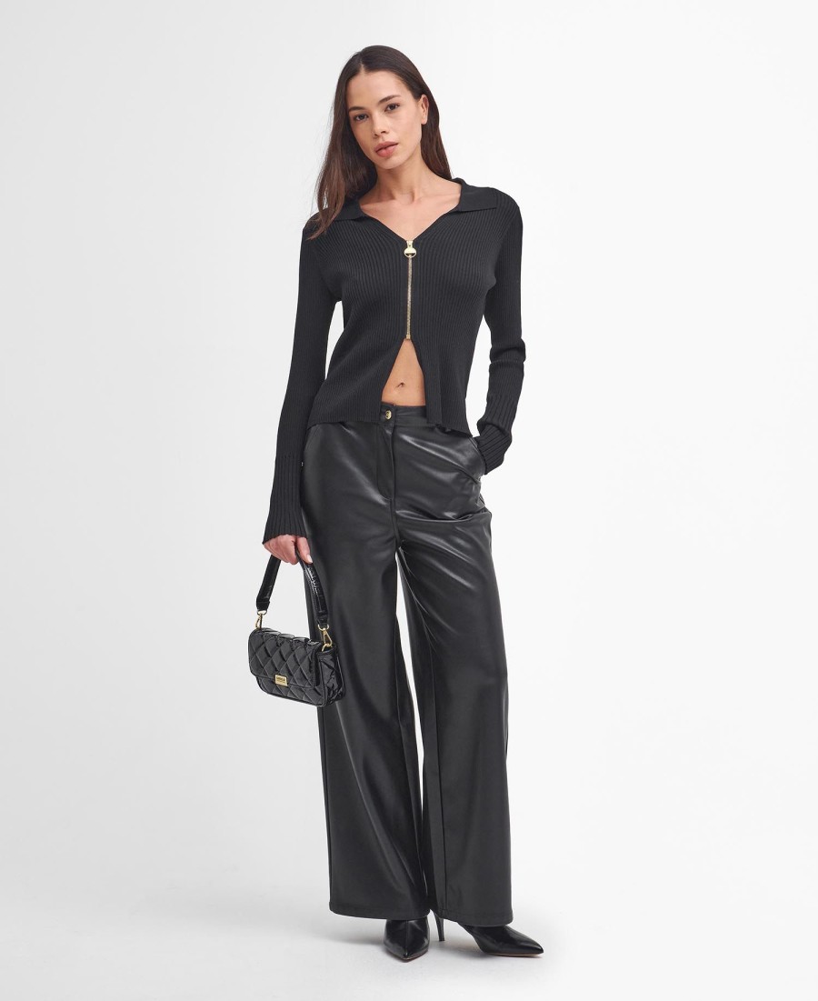 mondale zip cardigan