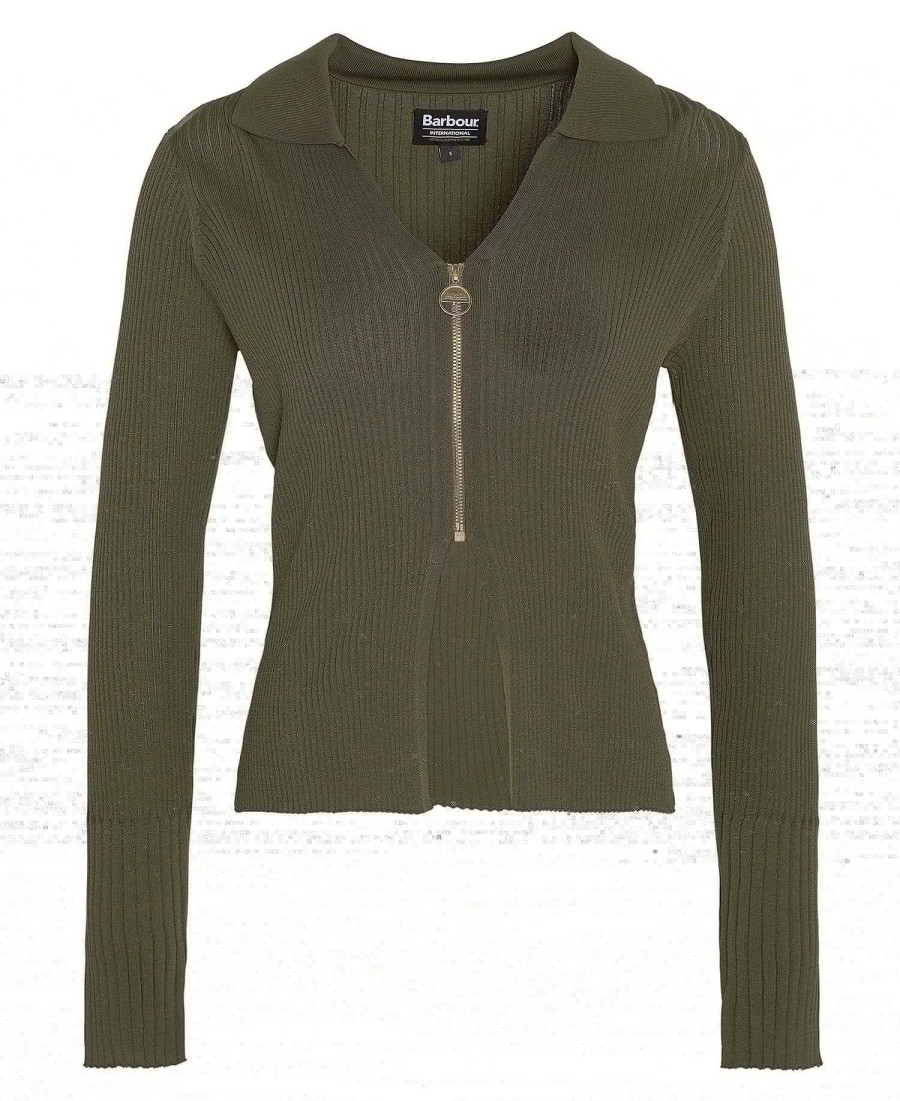 mondale zip cardigan