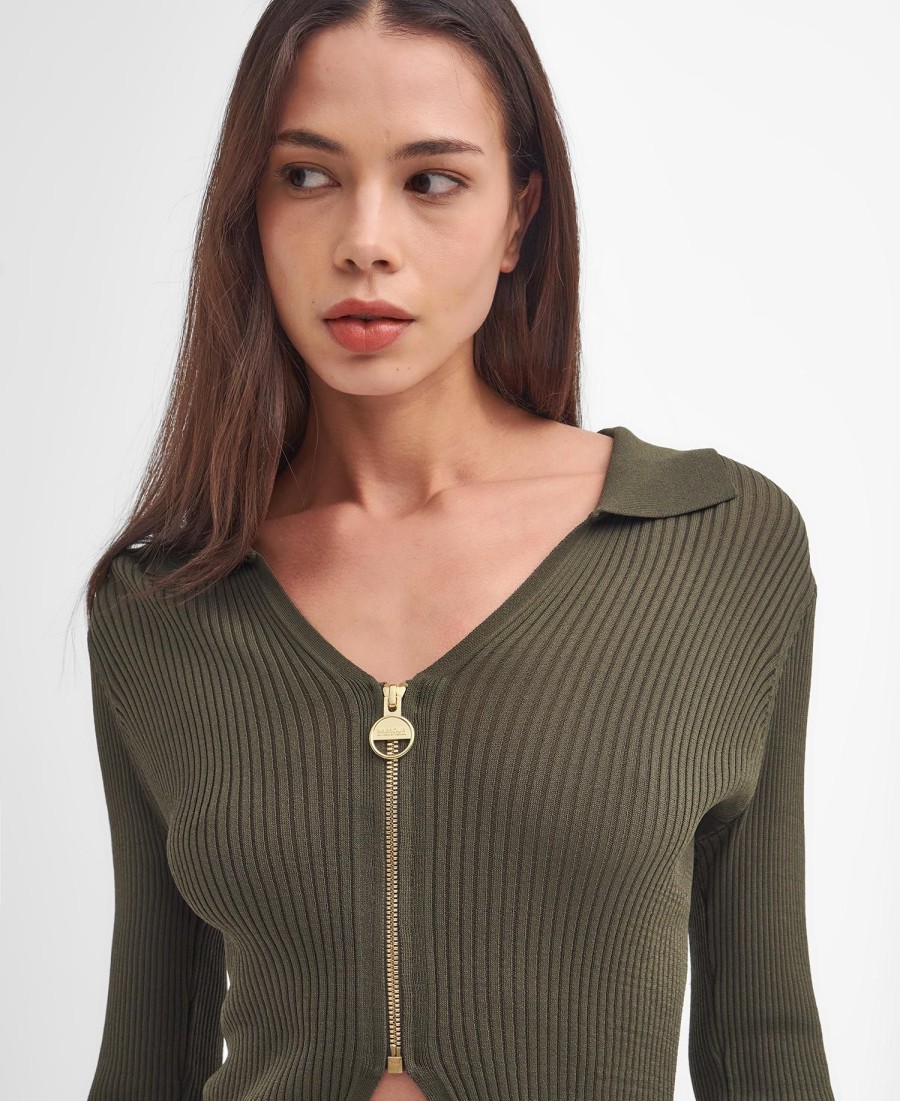 mondale zip cardigan
