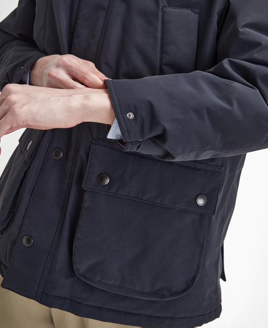 bedale oversized gewatteerde jas