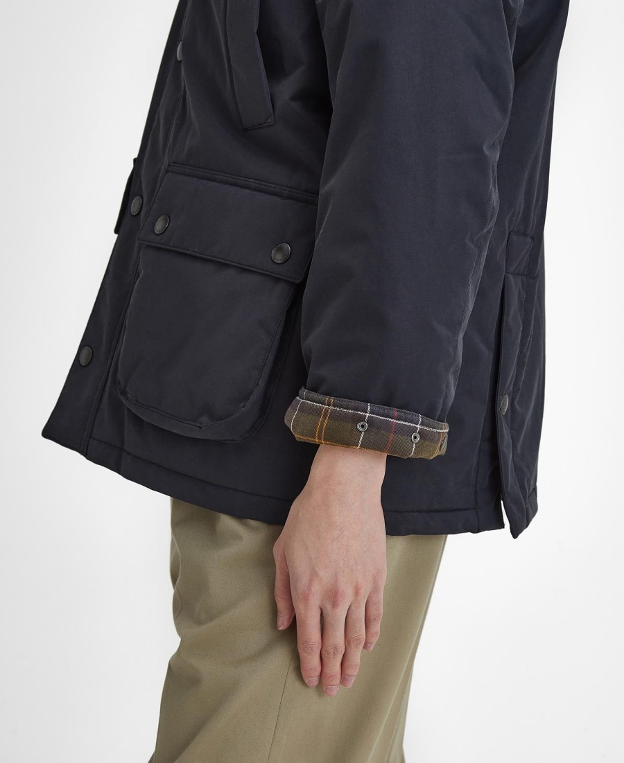 bedale oversized gewatteerde jas