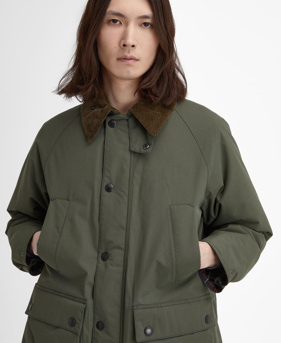 bedale oversized gewatteerde jas
