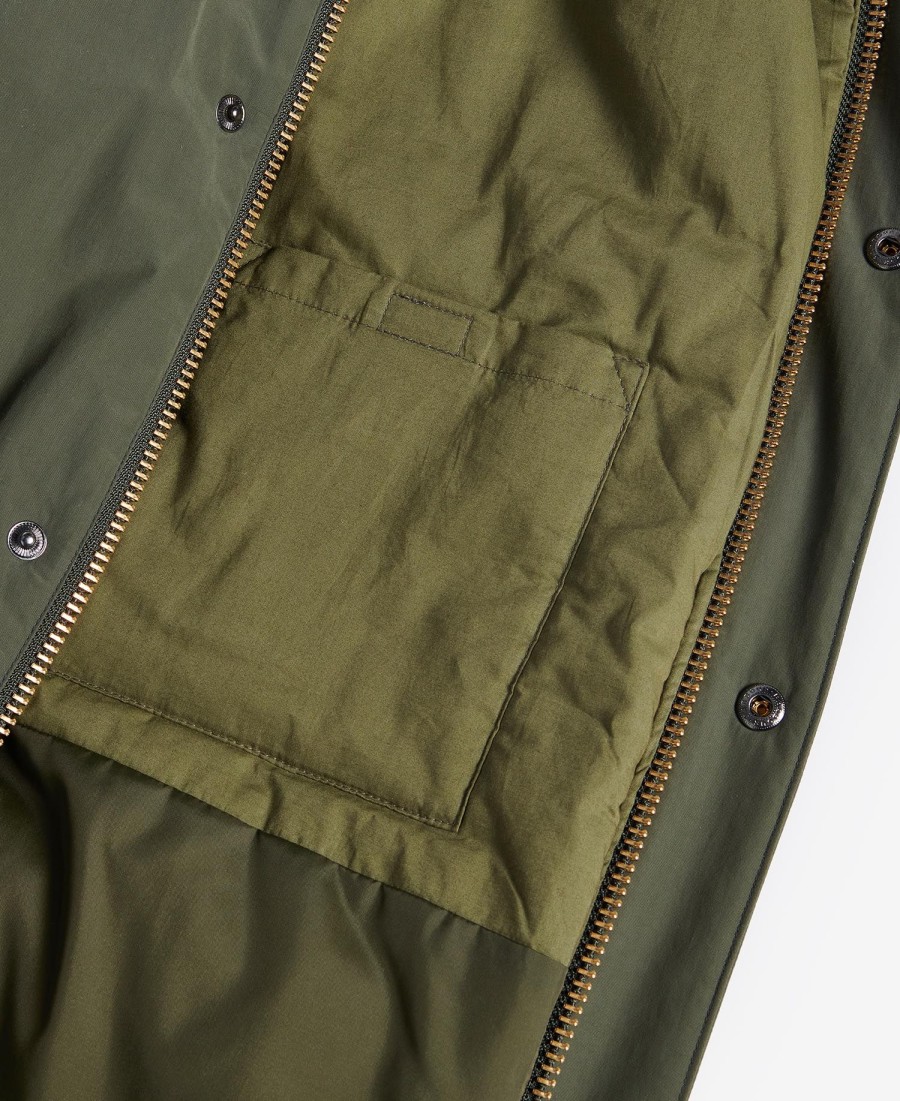 bedale oversized gewatteerde jas