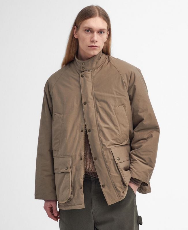 barbour x baracuta bedale oversized casual jas
