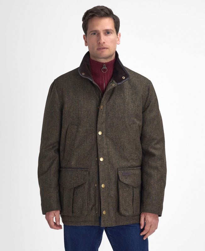 hereford tweed wollen jas