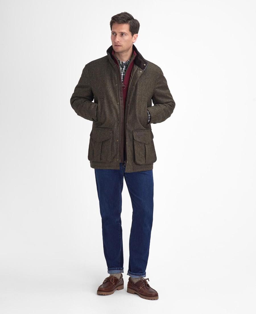 hereford tweed wollen jas