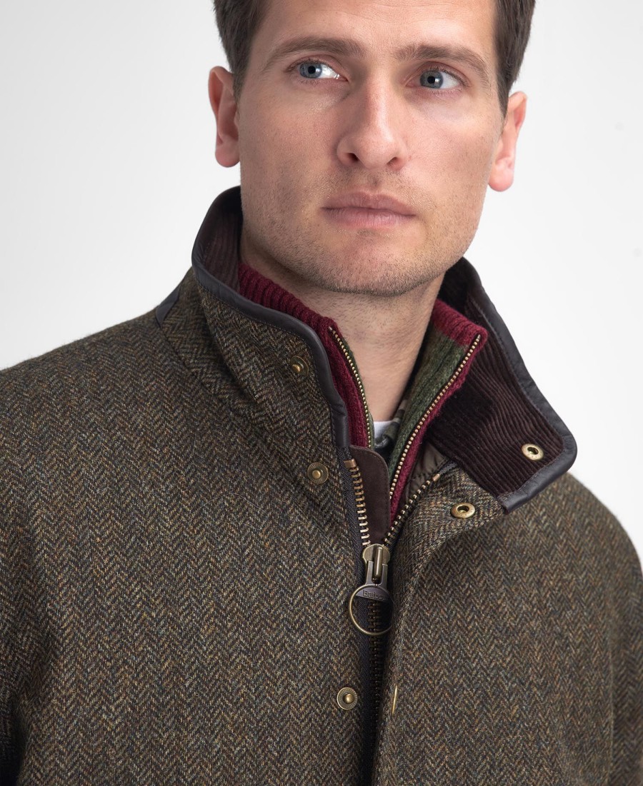 hereford tweed wollen jas