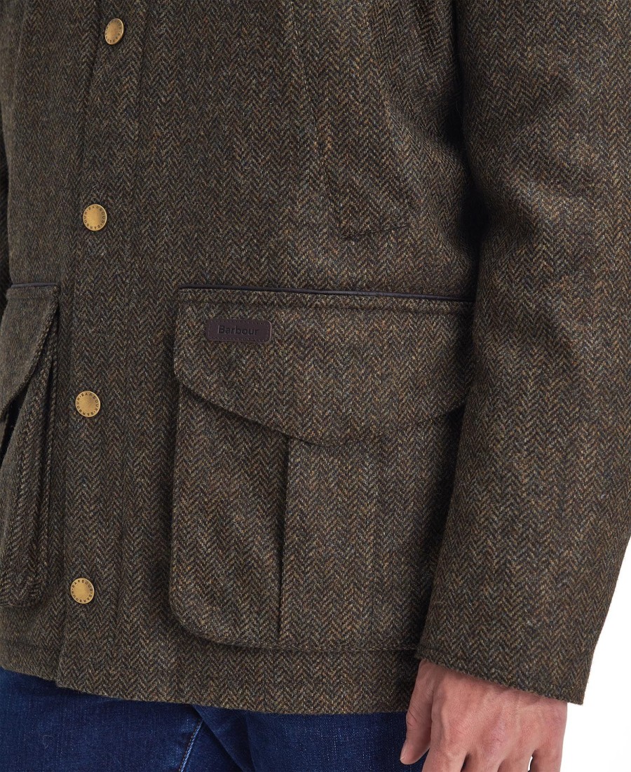 hereford tweed wollen jas