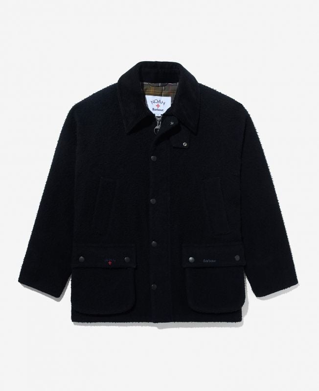 barbour x noah bedale wollen jas