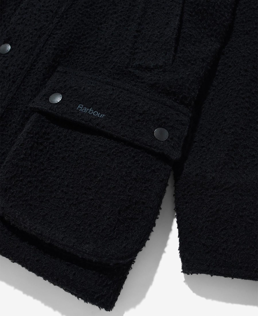 barbour x noah bedale wollen jas