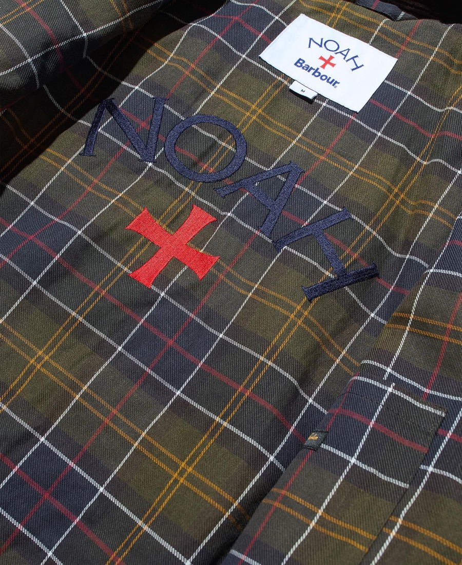 barbour x noah bedale wollen jas