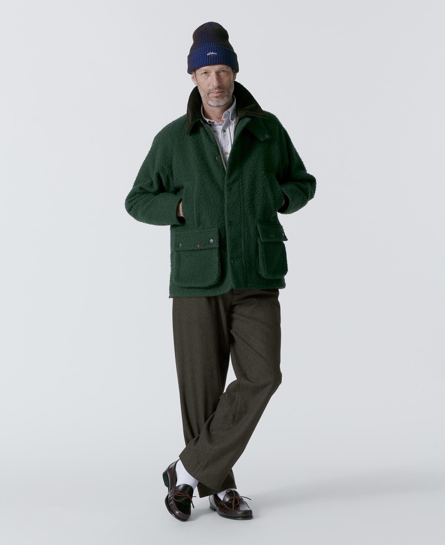 barbour x noah bedale wollen jas