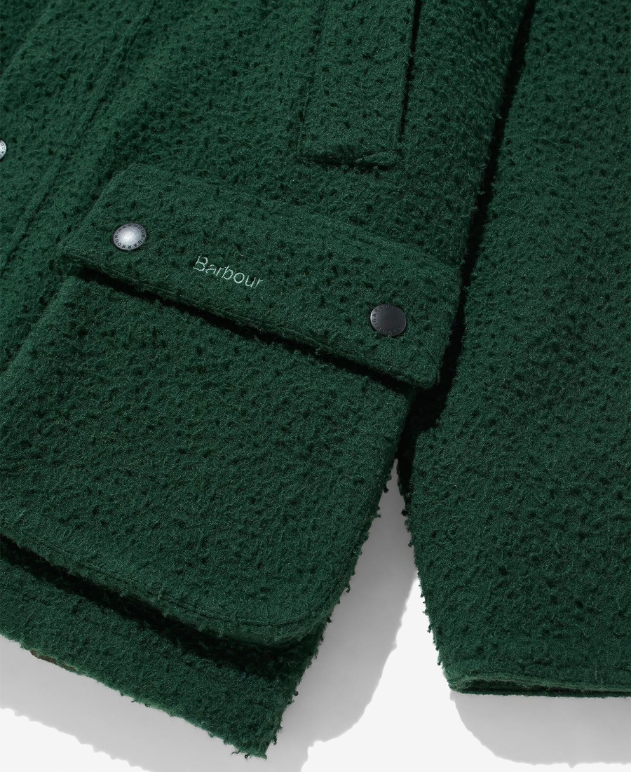 barbour x noah bedale wollen jas