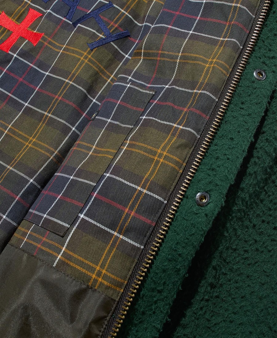 barbour x noah bedale wollen jas