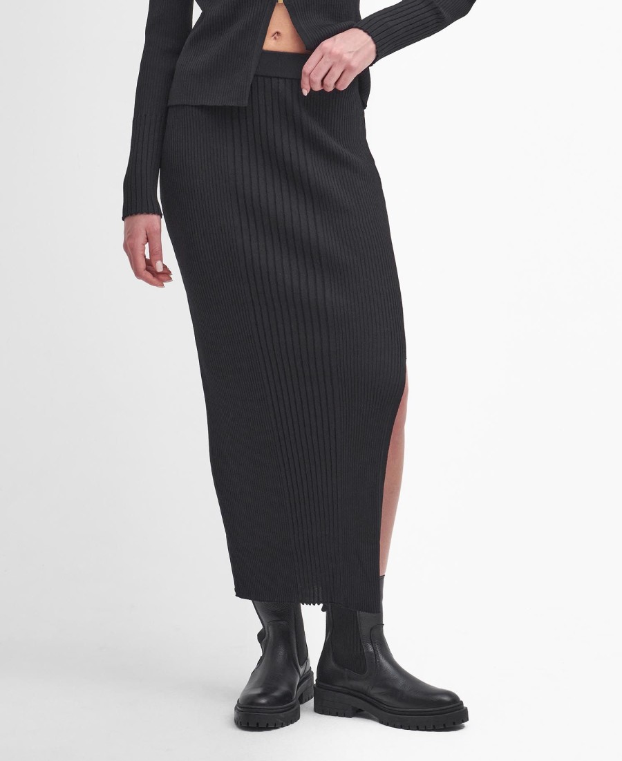 mondale gebreide midi-rok