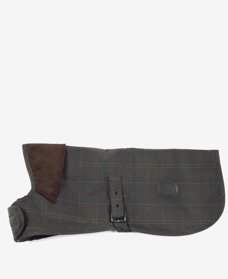 tartan wax hondenjas