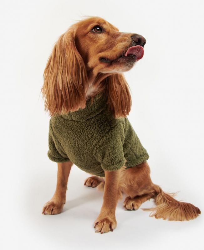 teddy fleece trui