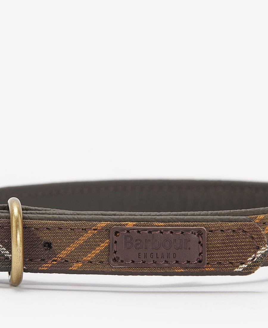 hondenhalsband met schotse ruit