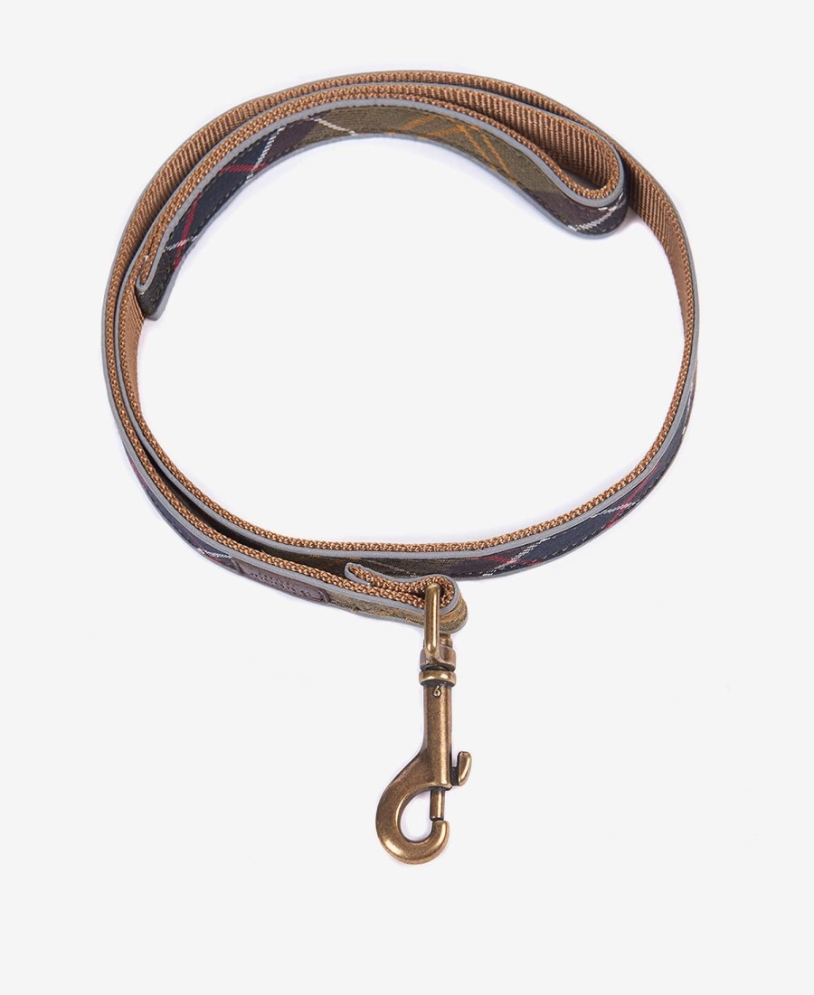 reflecterende hondenhalsband met tartanprint