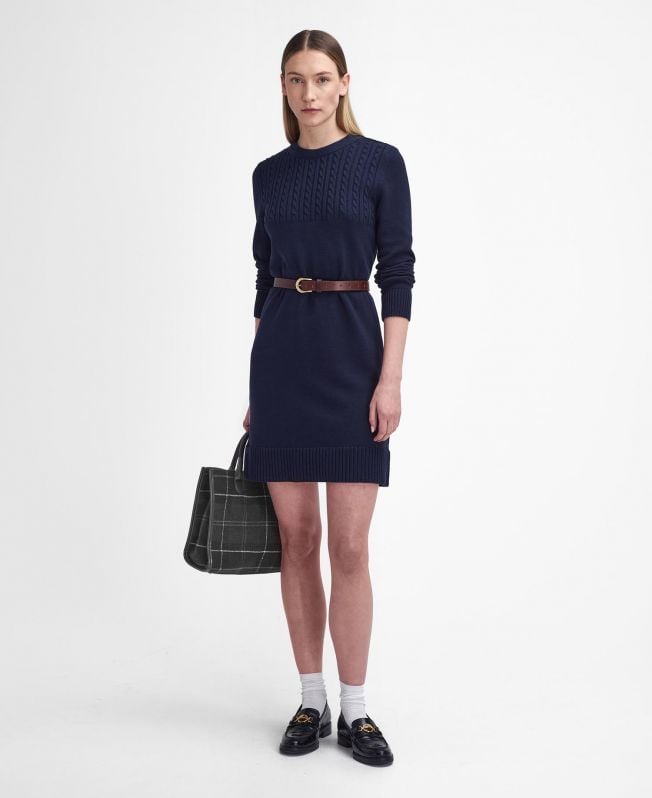 gebreide jurk van stitch guernsey