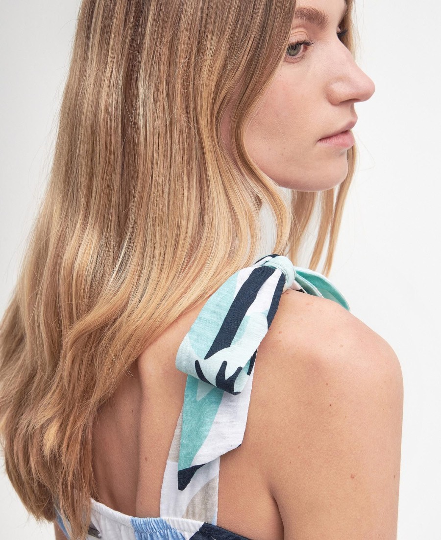 nadia bloemen midi-jurk