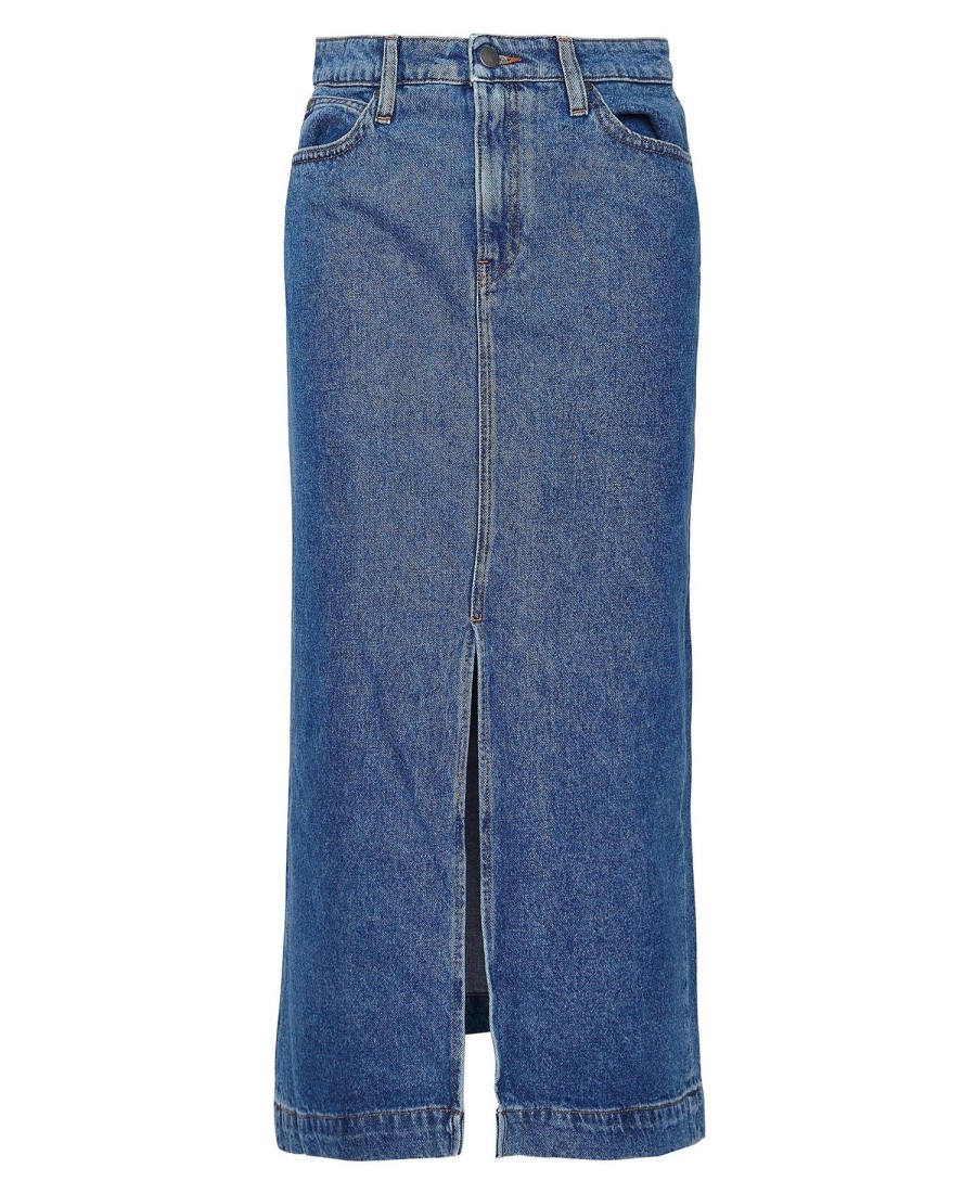 ella denim midi rok