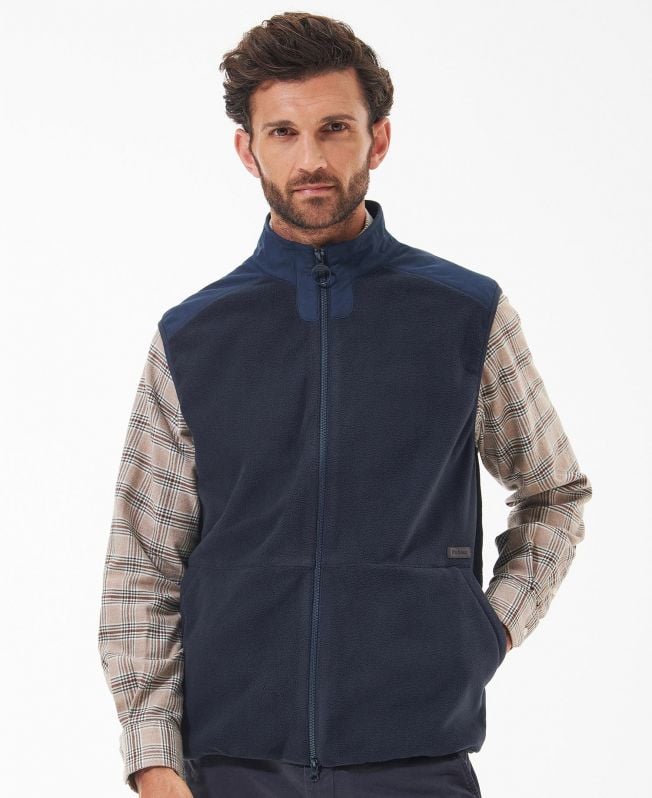 country fleece vest