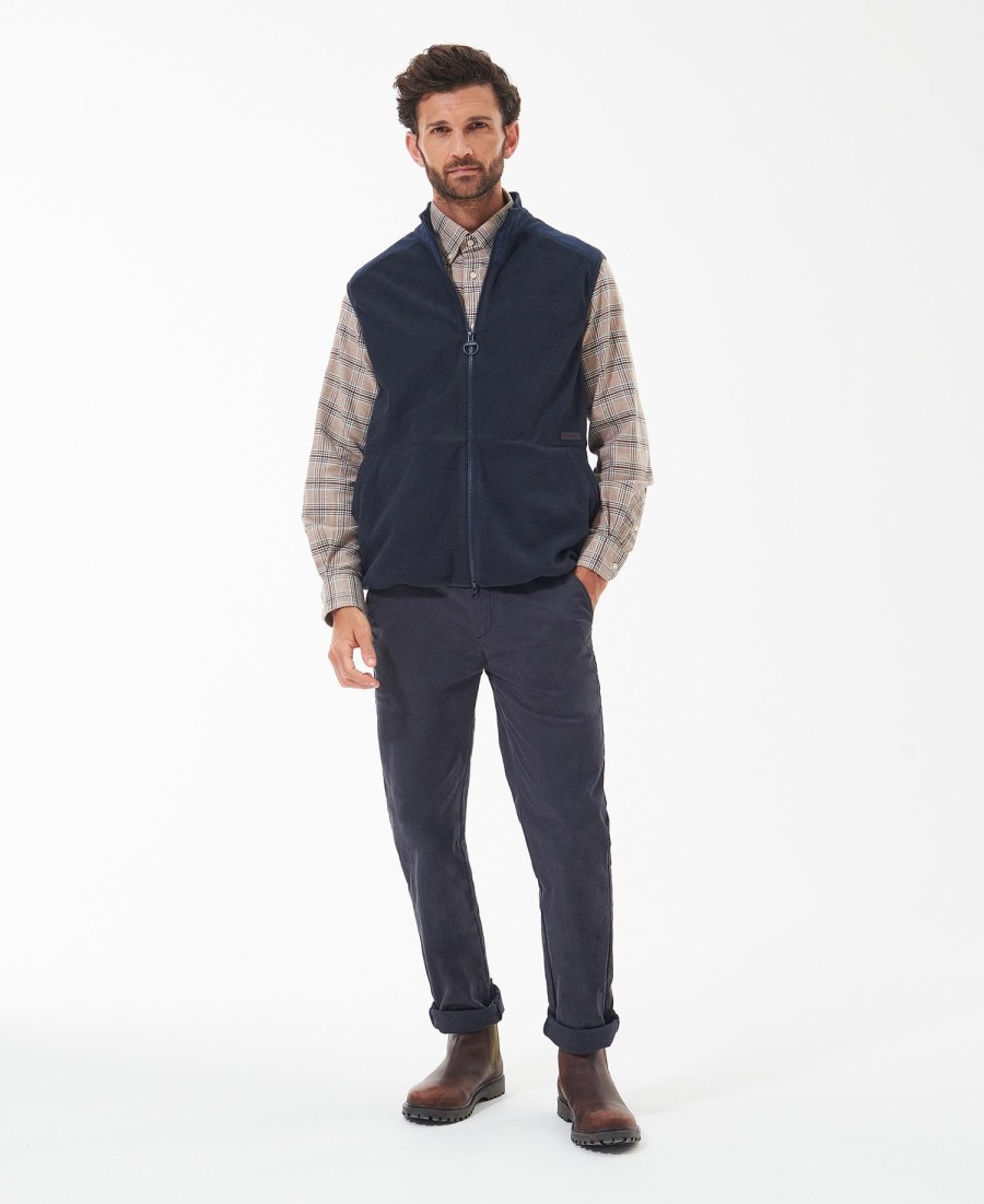 country fleece vest