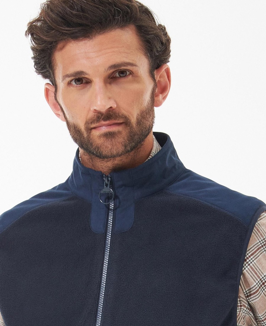 country fleece vest