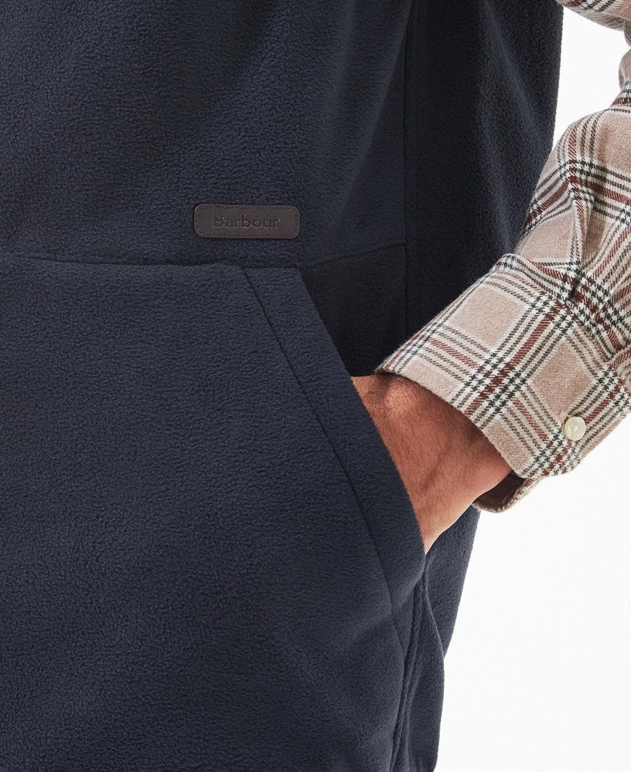 country fleece vest