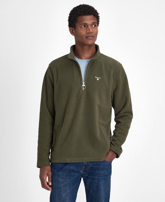 fleece essentials half zip
