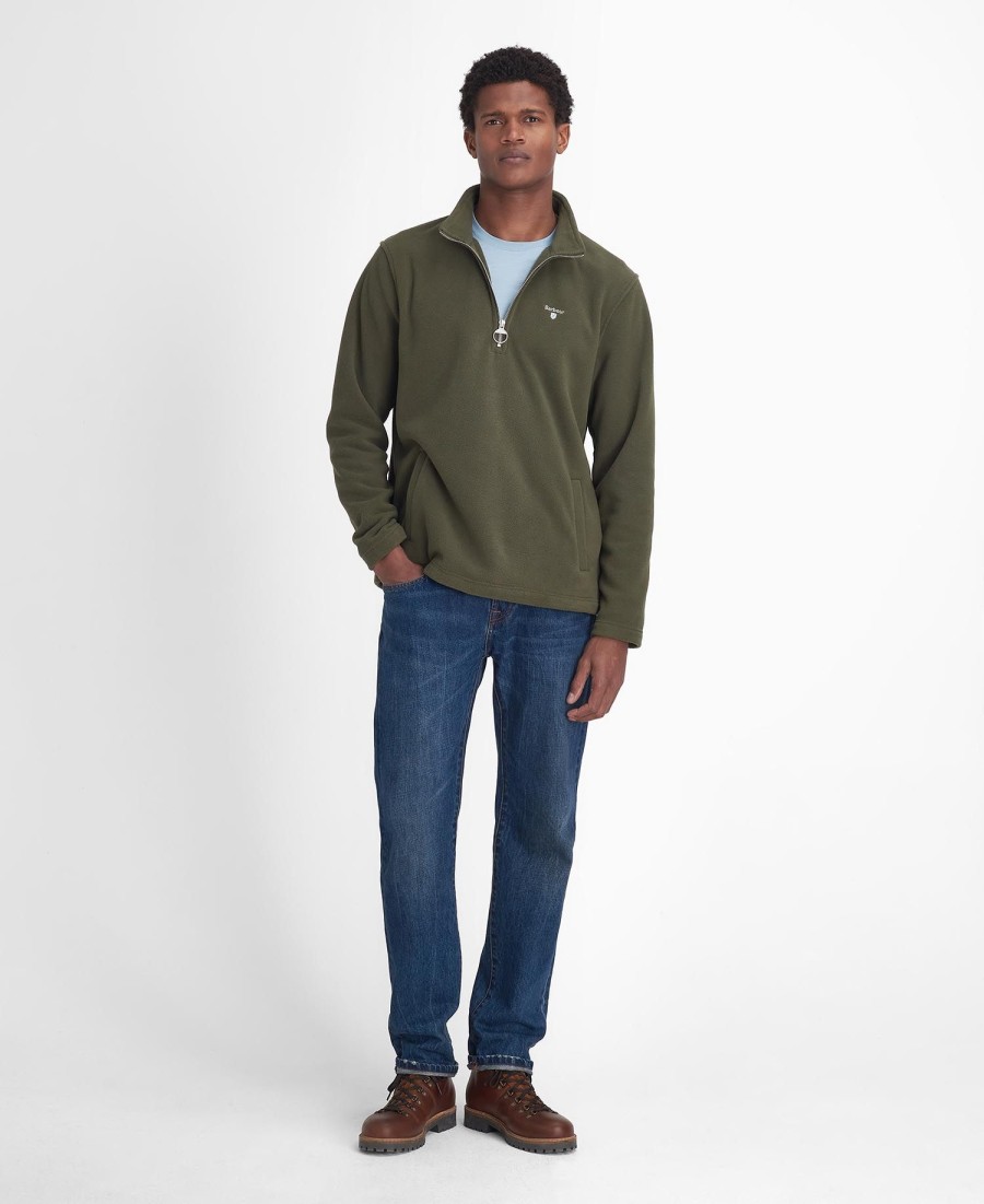 fleece essentials half zip