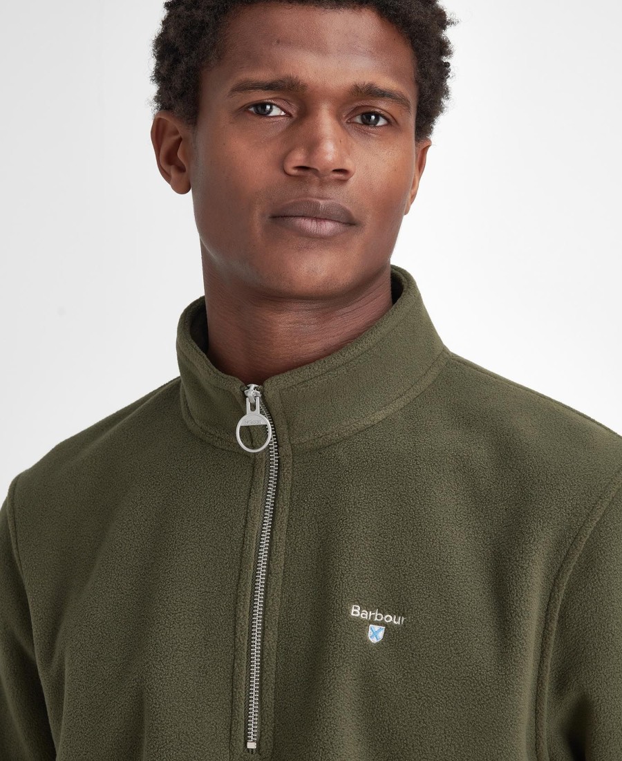 fleece essentials half zip