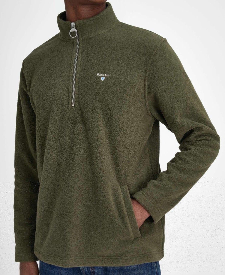 fleece essentials half zip