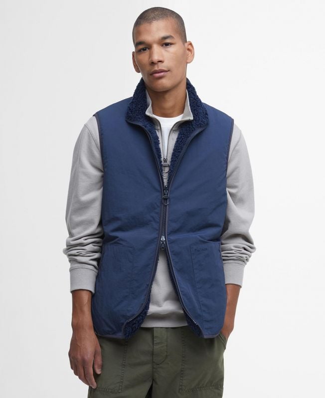omkeerbaar wollen vest