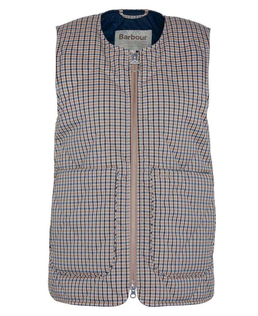 shelby check vest