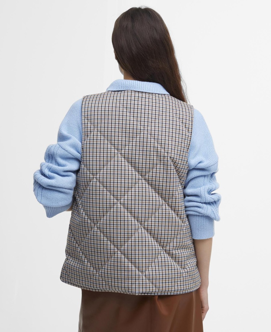 shelby check vest