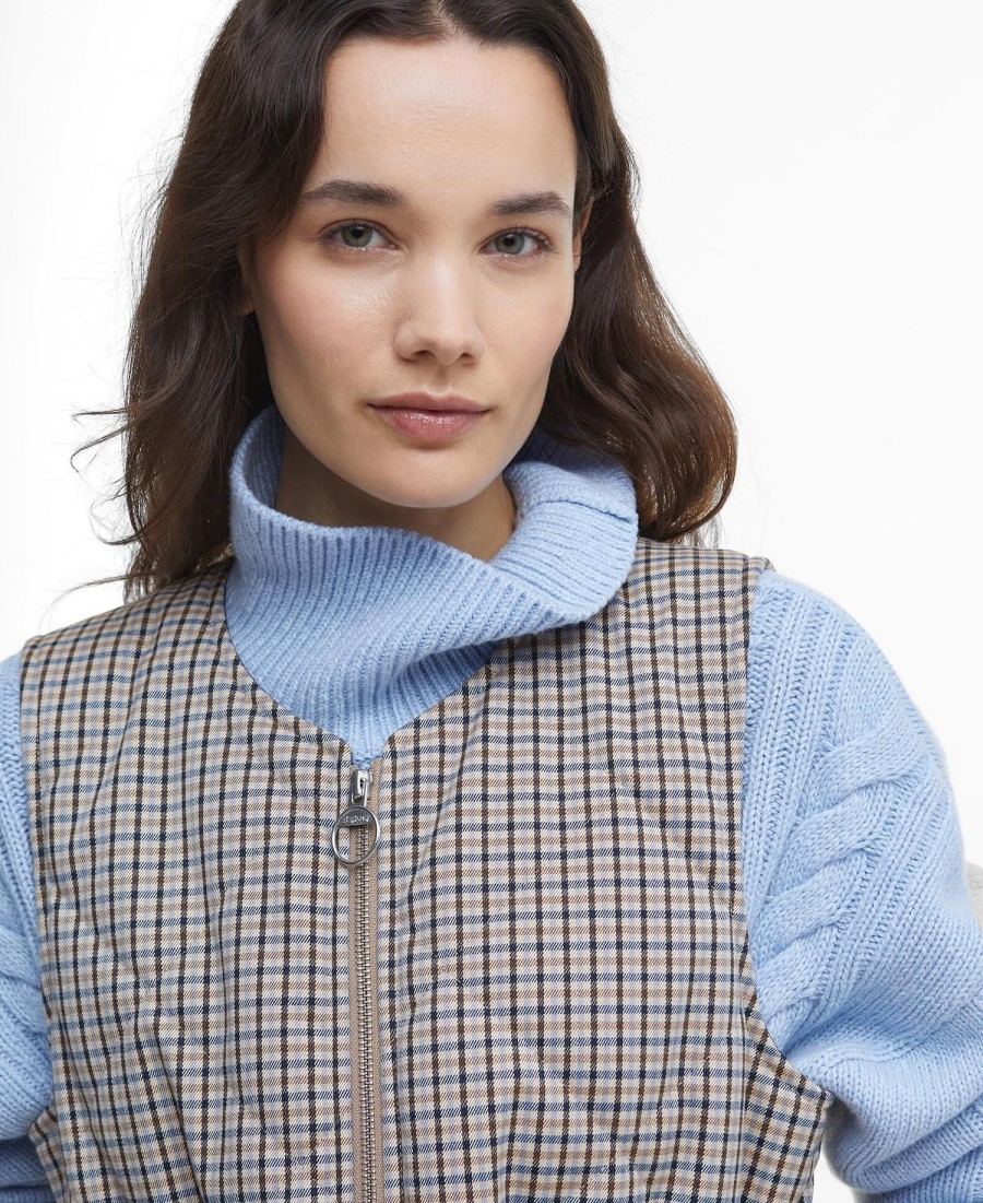 shelby check vest