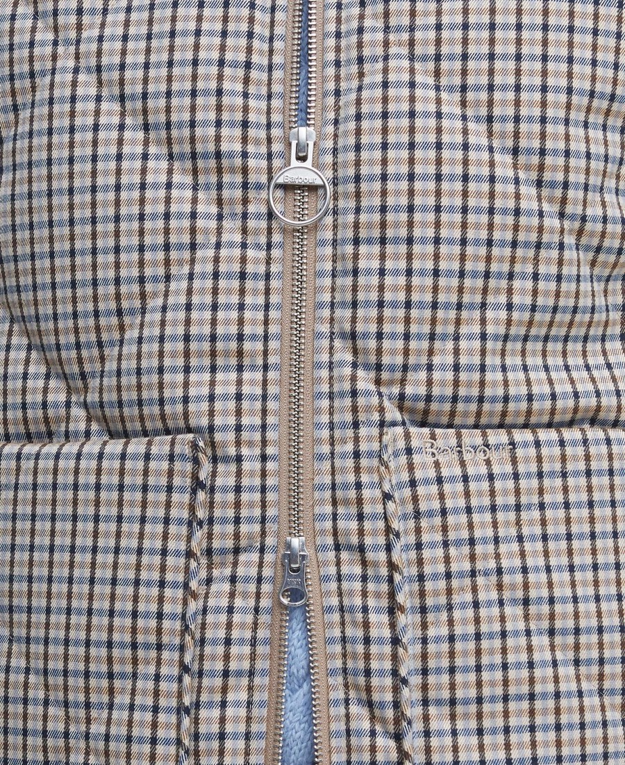 shelby check vest