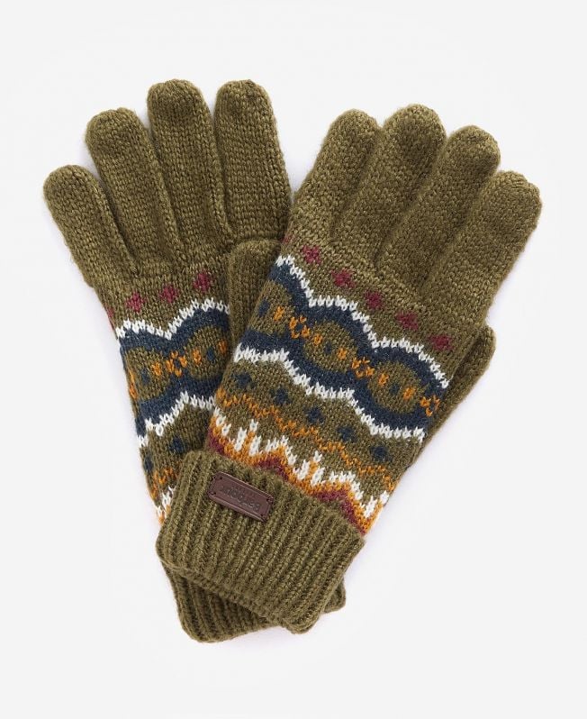 fair isle home gloves